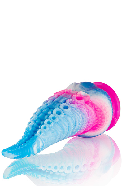 Phorcys Blue Tentacle Dildo 17 cm - Drachen-Dildo 5