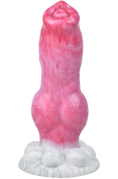 Pink Alien Bull Dildo 20,5 cm - Drachen-Dildo 1