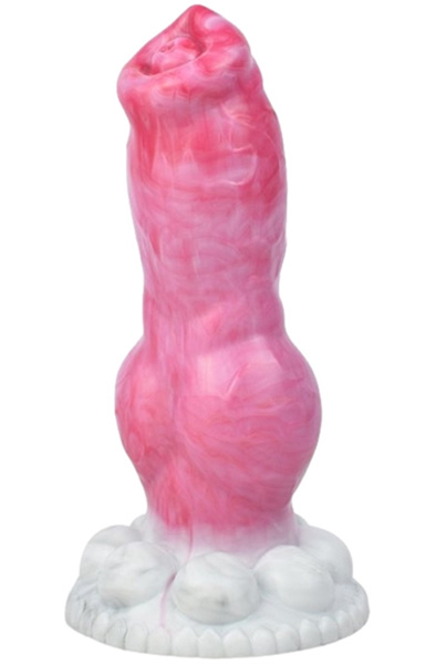 Pink Alien Bull Dildo 20,5 cm - Drachen-Dildo 3