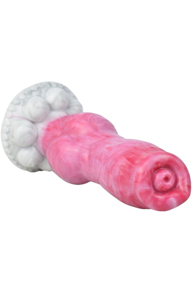 Pink Alien Bull Dildo 20,5 cm - Drachen-Dildo 5