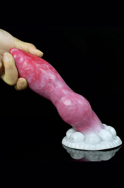 Pink Alien Bull Dildo 20,5 cm - Drachen-Dildo 6
