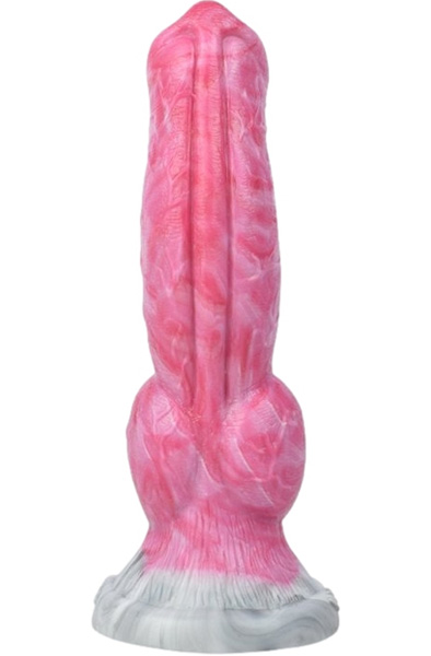 Pink Alien Chi Dildo 19,5 cm - Drachen-Dildo 3