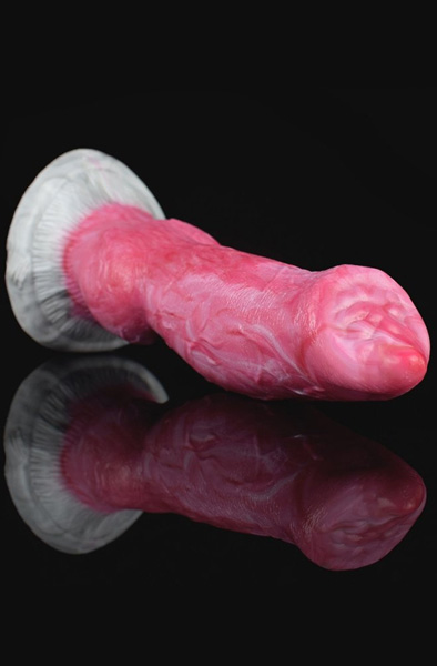 Pink Alien Chi Dildo 19,5 cm - Drachen-Dildo 5