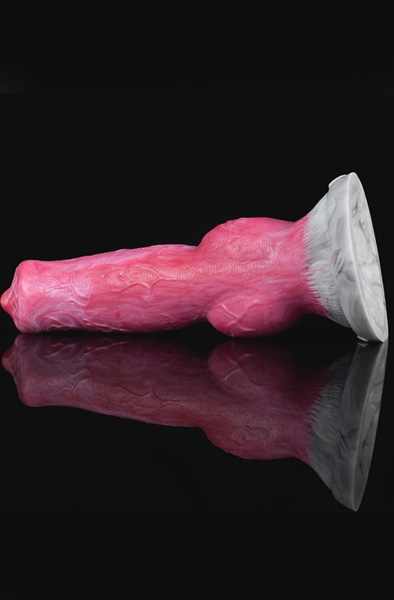 Pink Alien Chi Dildo 19,5 cm - Drachen-Dildo 6