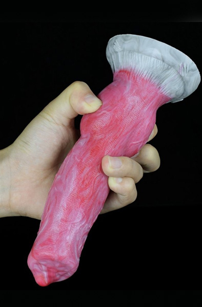 Pink Alien Chi Dildo 19,5 cm - Drachen-Dildo 8