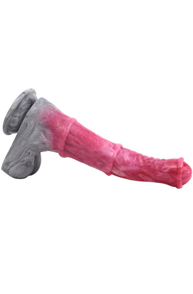 Pink Alien Dildo Monster Equinus 25 cm - Monster-Dildo 2