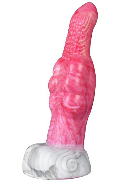 Pink Alien Faelight Vibrating Dildo 22 cm - Drachen-Dildo 2