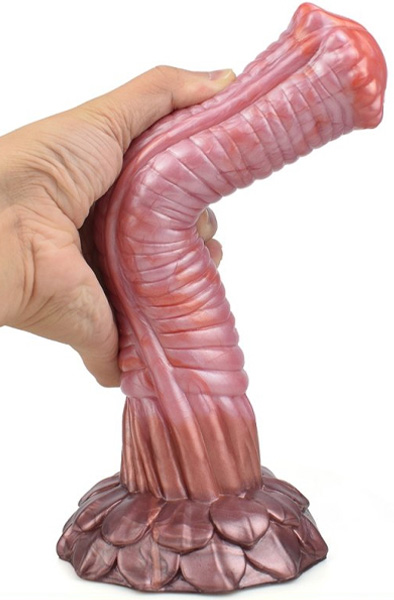 Pink Alien Good Elfy Dildo 27 cm - Drachen-Dildo 7