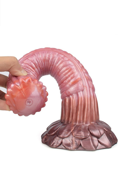 Pink Alien Good Elfy Dildo 27 cm - Drachen-Dildo 8