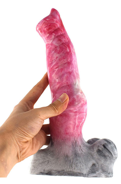 Pink Alien Mamthy Monster Dildo 26 cm - Drachen-Dildo 2