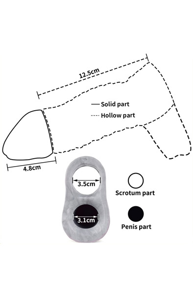 Pink Alien Monster Extend Penis Sleeve - Penisverlängerung/Penishülle 4