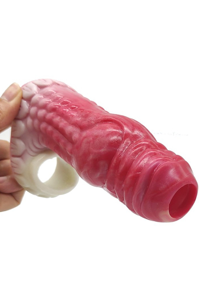 Pink Alien Monster Penis Sleeve 13,8 cm - Penisverlängerung/Penishülle 2