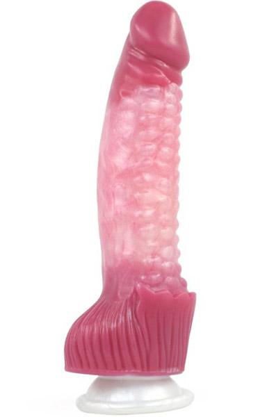 Pink Alien Monster Pop Dick 22 cm - Monster-Dildo 1