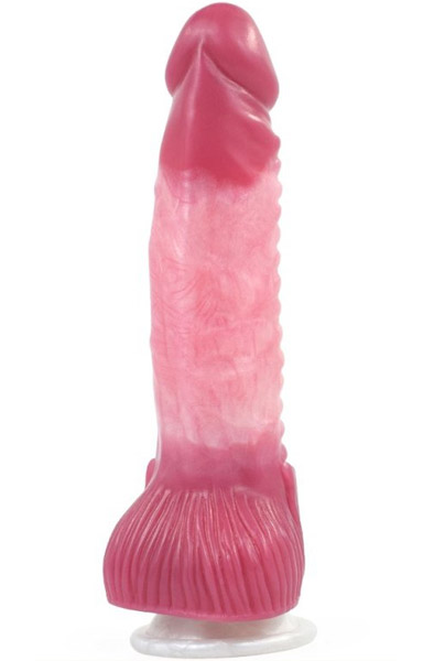 Pink Alien Monster Pop Dick 22 cm - Monster-Dildo 2