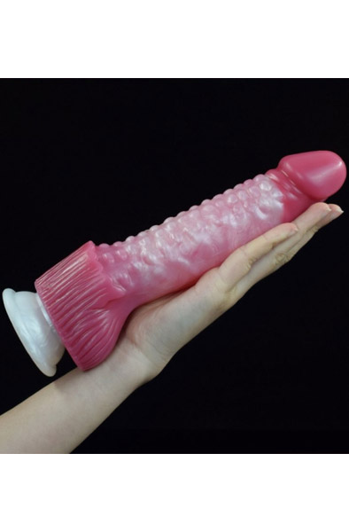 Pink Alien Monster Pop Dick 22 cm - Monster-Dildo 4