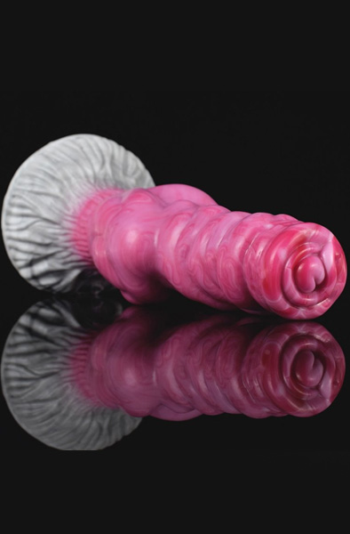 Pink Alien Pome Dildo 20 cm - Drachen-Dildo 2