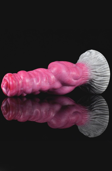 Pink Alien Pome Dildo 20 cm - Drachen-Dildo 4