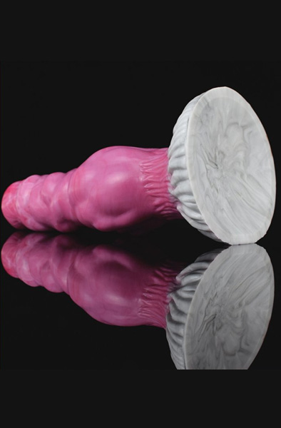 Pink Alien Pome Dildo 20 cm - Drachen-Dildo 5