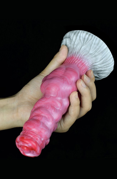 Pink Alien Pome Dildo 20 cm - Drachen-Dildo 7