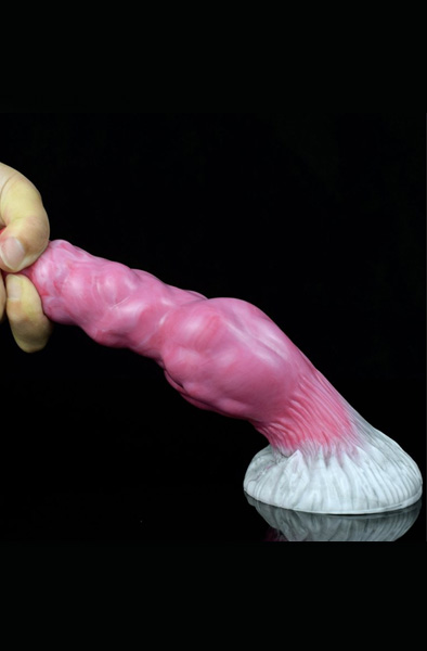 Pink Alien Pome Dildo 20 cm - Drachen-Dildo 8