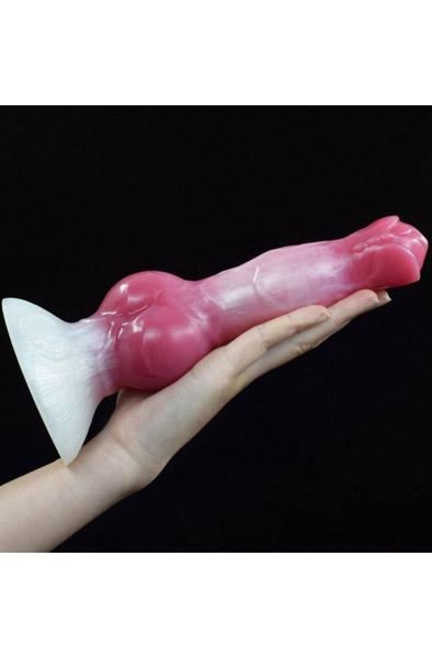 Pink Alien Sobak Monster Dildo 21 cm - Monster-Dildo 4
