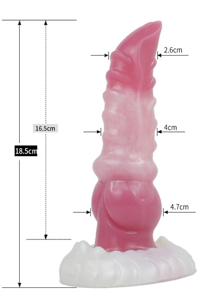 Pink Alien Sonpik Monster Dildo 18,5 cm - Monster-Dildo 2