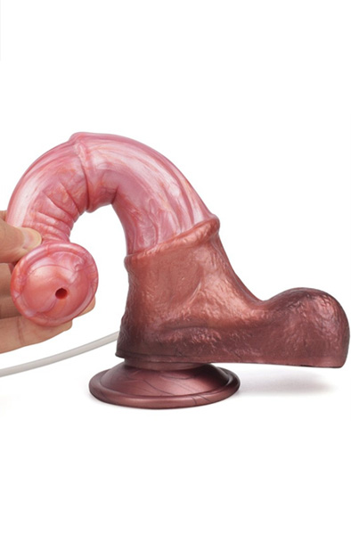 Pink Alien Squirt Dildo Jumpy 24,5 cm - Drachen-Dildo 7