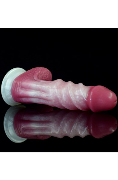 Pink Alien Surix Monster Dildo 22 cm - Monster-Dildo 4