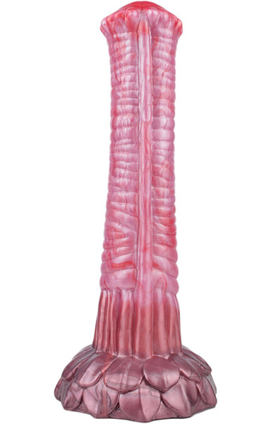 Pink Alien Tork Metallic Dildo 27 cm - Drachen-Dildo 1