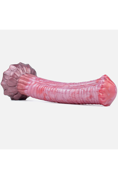 Pink Alien Tork Metallic Dildo 27 cm - Drachen-Dildo 3