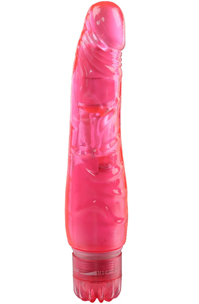 Pink Pleasure Slim Penis Shaped Vibrator - Vibrierender Dildo 1