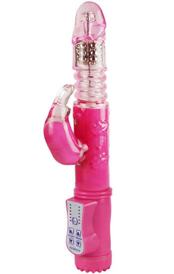 Pink Thrusting Rabbit Vibrator - Rabbit-Vibrator 1