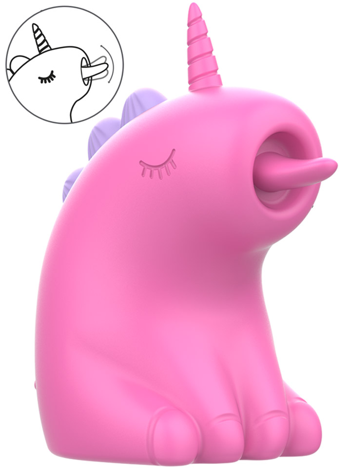Pinkie Stimulator Unicorn Fucsia - Clitoral stimulator 1