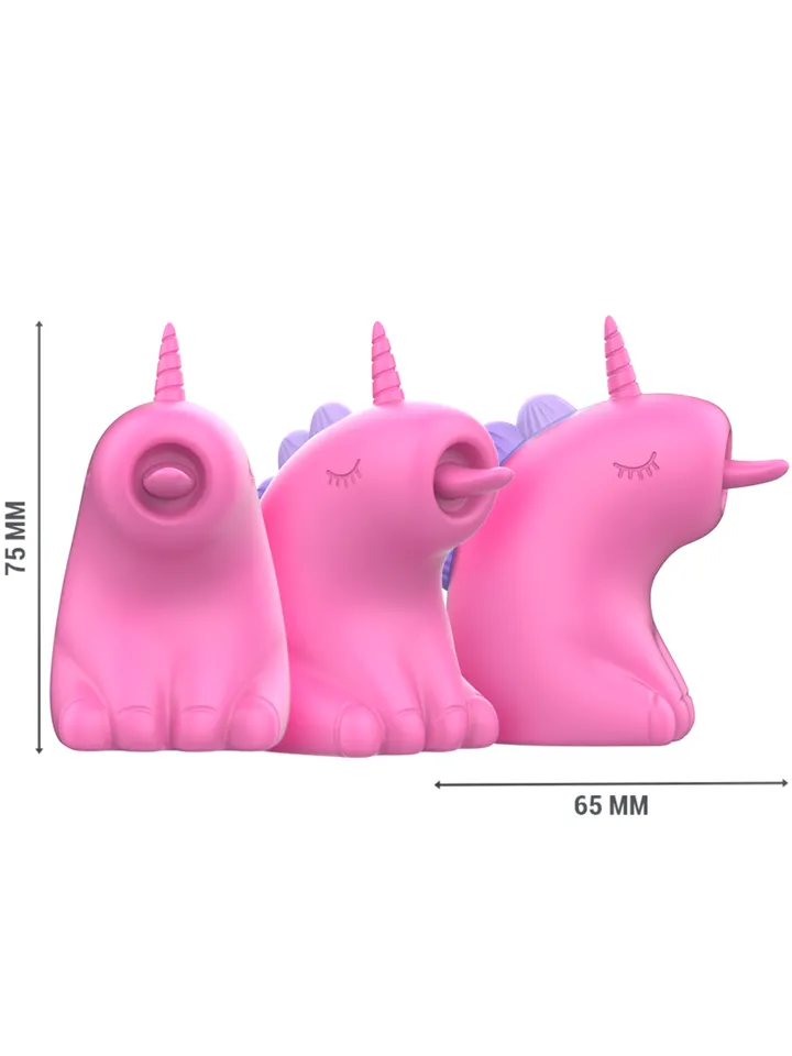 Pinkie Stimulator Unicorn Fucsia - Clitoral stimulator 3