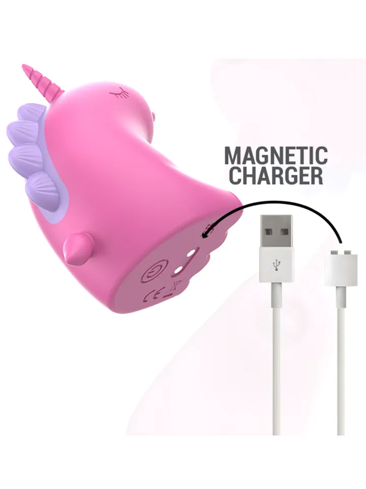 Pinkie Stimulator Unicorn Fucsia - Clitoral stimulator 4