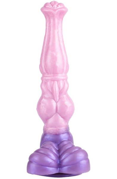 Pinky Jumpy Dildo Rose/Violet 28 cm - Drachen-Dildo 3
