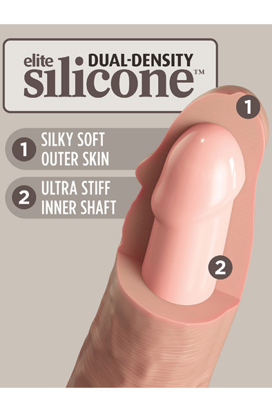 Pipedream 2Density Silicone Cock 21 cm - Realistischer Dildo 2