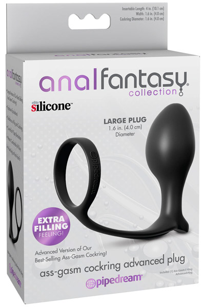 Pipedream Ass-Gasm Cockring Advanced - Analplug mit Penisring 2