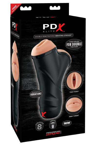 Pipedream Double Penetration Vibrating Stroker - Dual masturbator 2