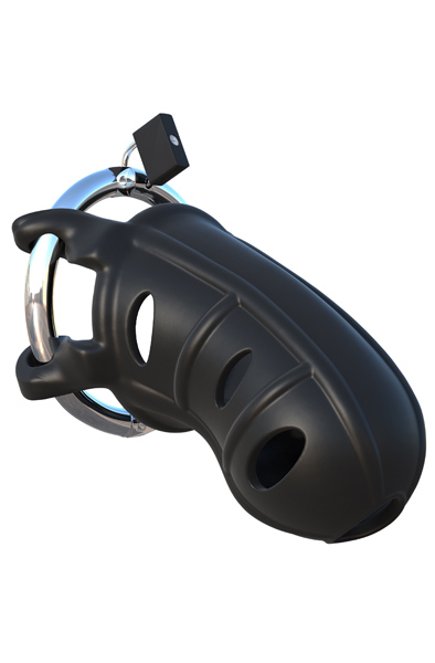 Pipedream Fantasy C-Ringz Hardcore Silicone Cock Blocker - Keuschheitskäfig 1