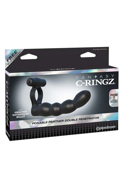 Pipedream Fantasy C-ringz Posable Partner Double Penetrator - Doppel-Penetrator 3