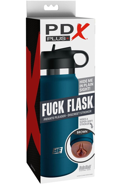 Pipedream Fuck Flask Private Pleaser Brown - Masturbator 5