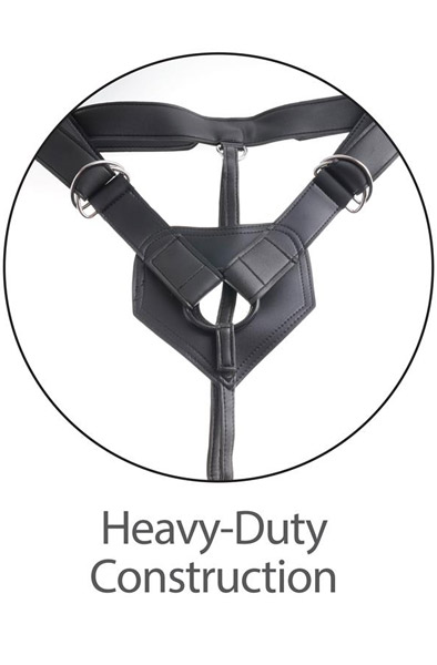 Pipedream Harness Two Cocks One Hole 18 cm - Doppeldildo Umschnalldildo 2