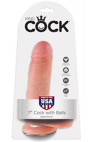 Pipedream King Cock and Balls 18 cm - Dildo 4