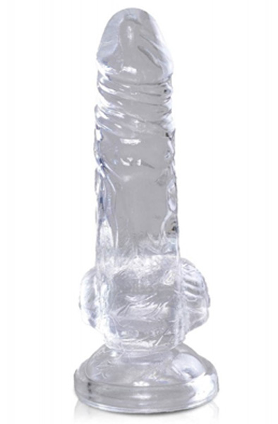 Pipedream King Cock Clear 10 cm - Small dildo 2