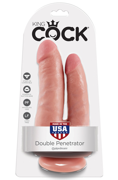 Pipedream King Cock Double Penetrator 21 cm - Doppel-Dildo 2