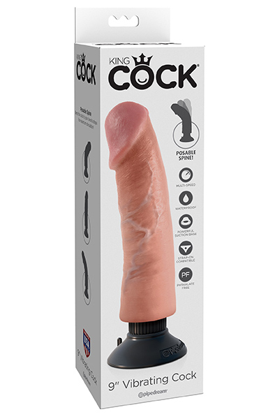 Pipedream King Cock Vibrating Cock 23 cm - Vibrierender Dildo 3