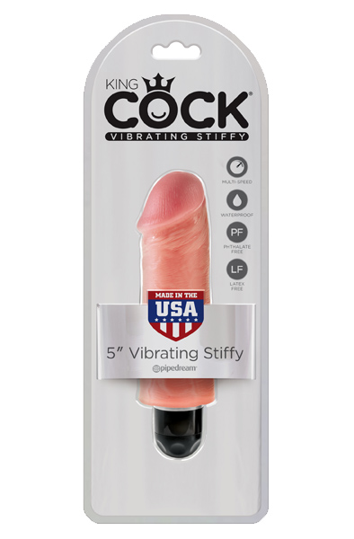 Pipedream King Cock Vibrating Stiffy 13cm - Vibrierender Dildo 2