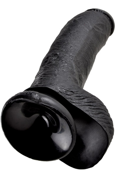 Pipedream King Cock With Balls Black 23 cm - Dildo 3