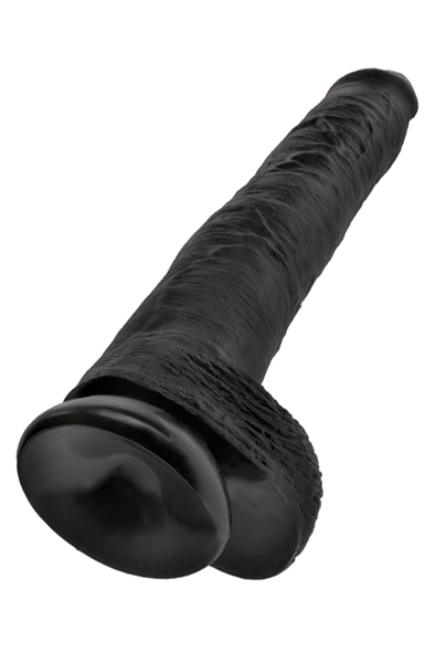 Pipedream King Cock with Balls Black 37,5cm - XL Dildo 2